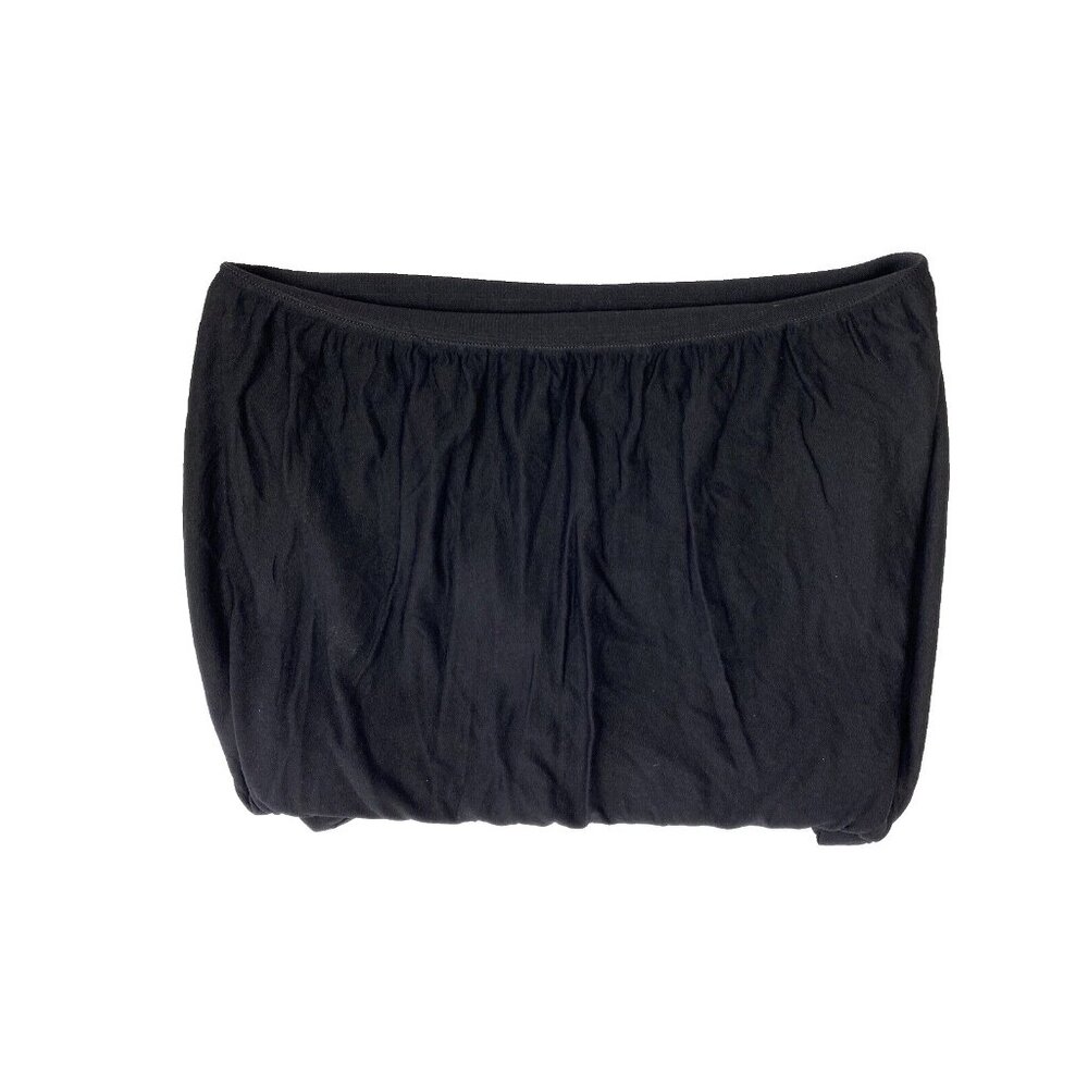 Black XS Tube Top for Ladies – Sleek, Stretchy, and Perfect for Layering!
